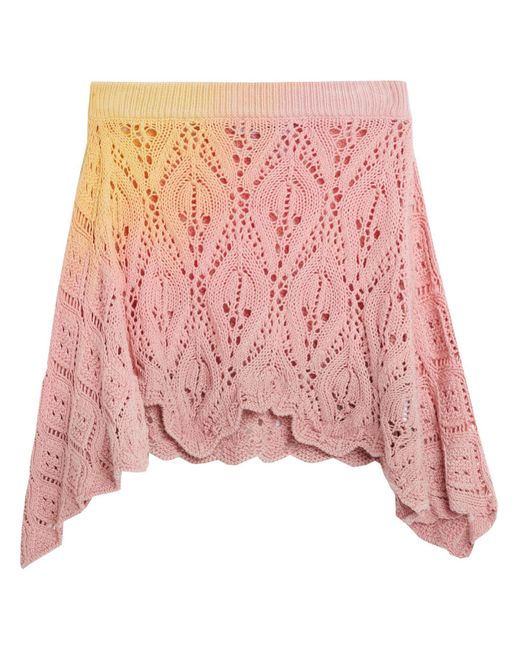 The Attico Pink Mini Skirt