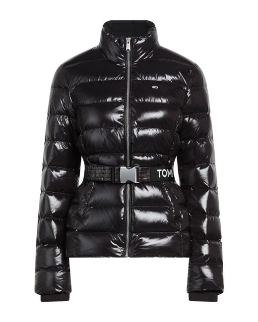 Tommy Hilfiger Black Puffer Polyamide, Polyester, Elastane