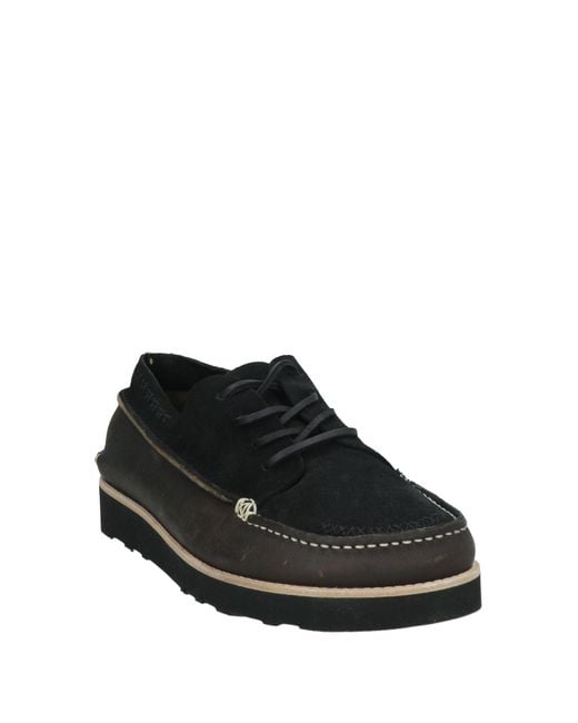 Yogi Footwear Black X Universal Works Lace-Up Shoes Leather for men