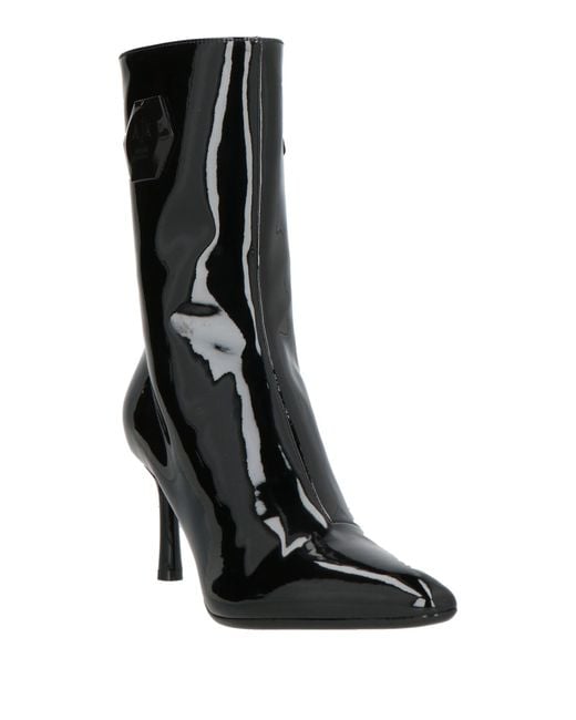 ARMANI EXCHANGE Black Ankle Boots