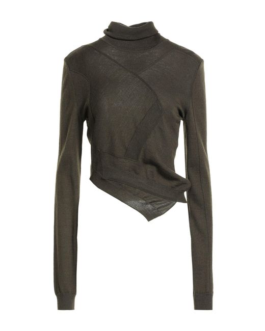 MM6 by Maison Martin Margiela Black Rollkragenpullover