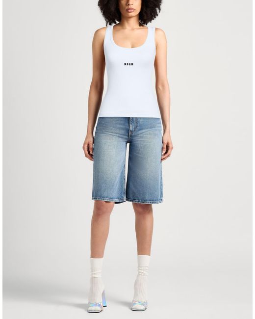 Canotta di MSGM in White