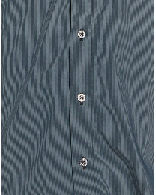 Peuterey Blue Shirt Cotton, Elastane for men