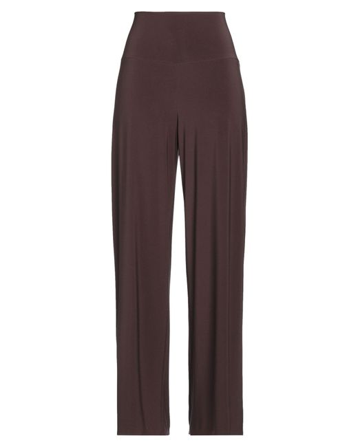 Norma Kamali Brown Pants