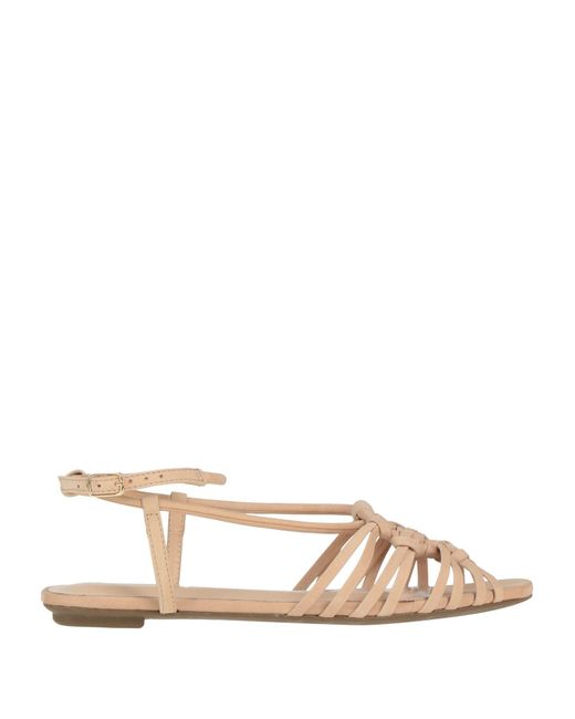 Miss Unique Natural Sandals Leather