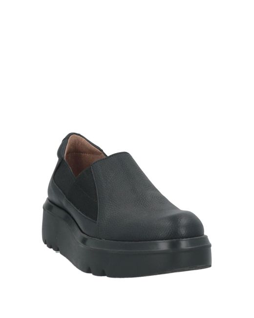Wonders Black Loafer