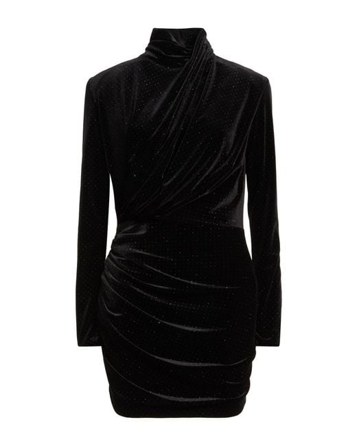 Redemption Black Mini Dress Polyresin, Elastane