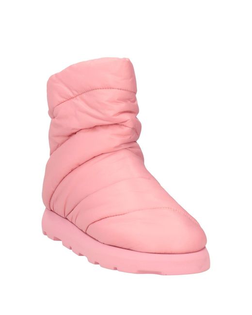 PIUMESTUDIO Pink Ankle Boots