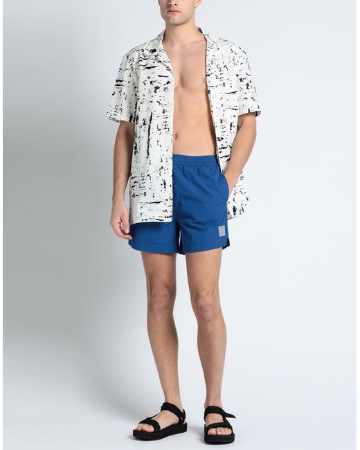 A_COLD_WALL* Blue Swim Trunks for men