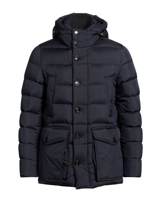 Moorer Blue Puffer Polyamide, Polyurethane for men