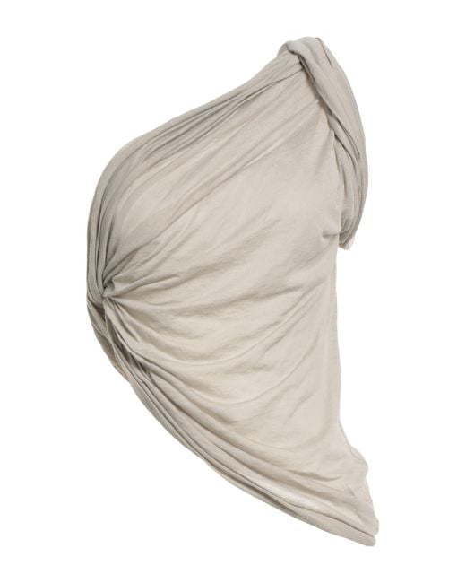 Rick Owens White Light Top Cotton