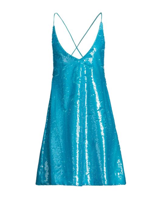 Ganni Blue Mini Dress