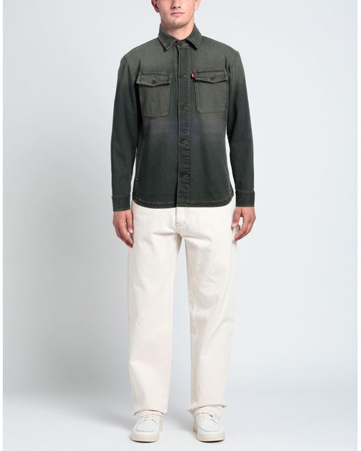 Camicia Jeans di Manuel Ritz in Gray da Uomo