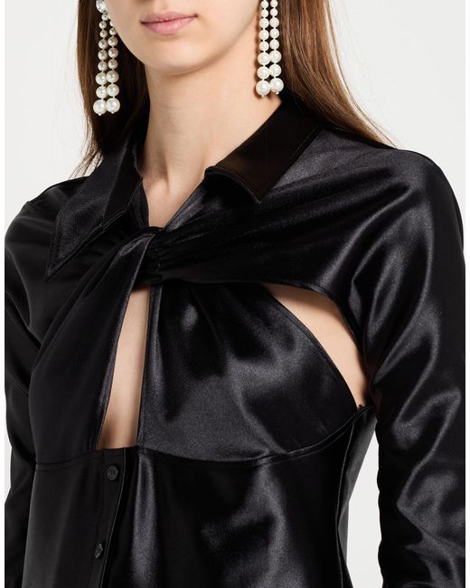 Coperni Black Shirt Polyamide, Elastane
