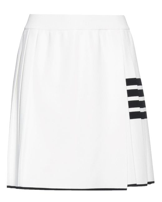 Thom Browne White Mini Skirt