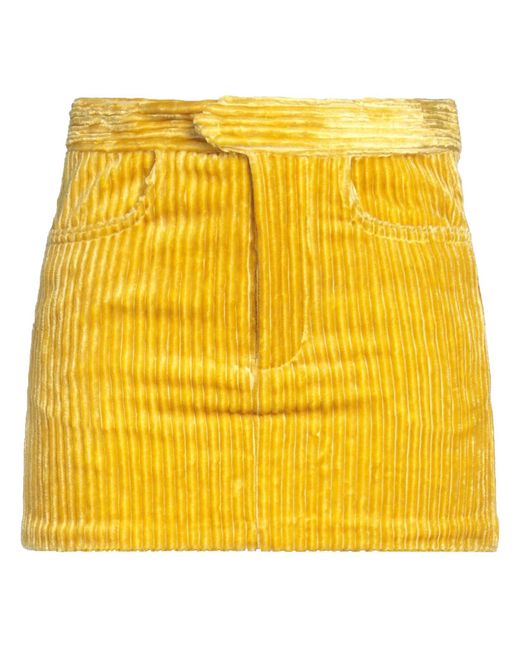 Mini-jupe Isabel Marant en coloris Yellow