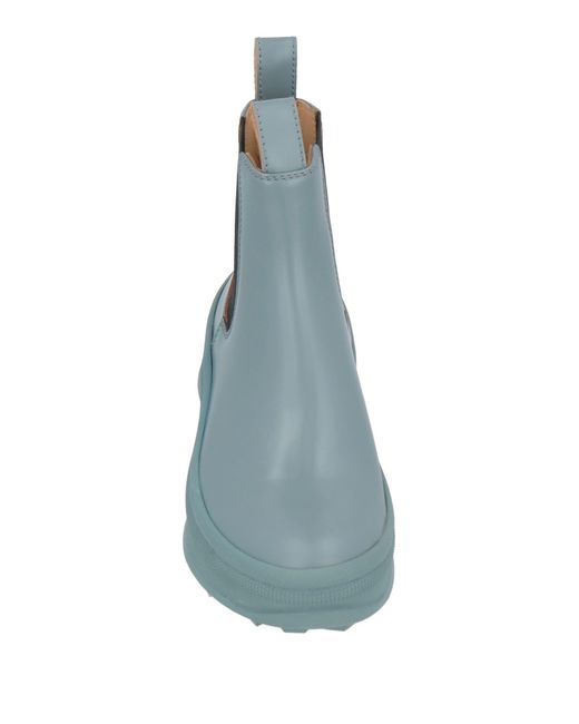 Jil Sander Blue Ankle Boots