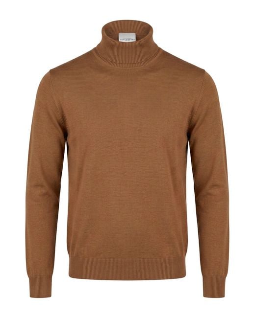 Ballantyne Brown Turtleneck for men