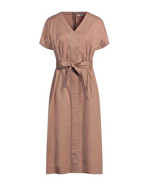 Vestito Midi di Peserico in Natural