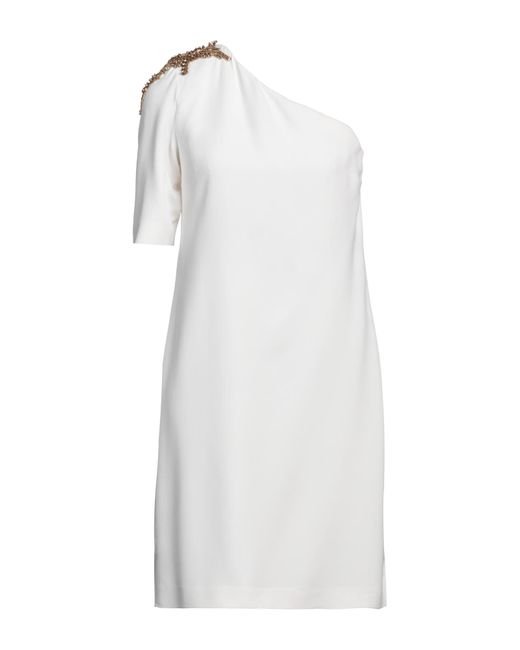 Clips White Mini Dress