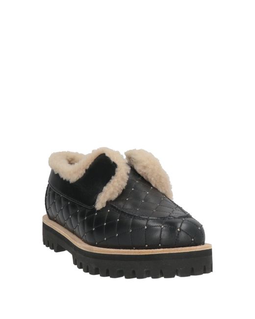 Le Silla Gray Loafers Leather