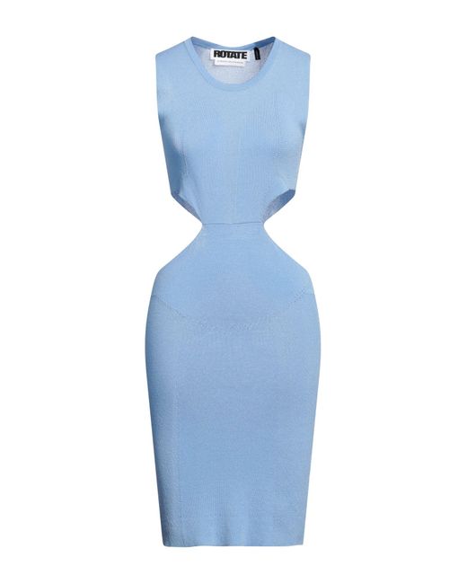 ROTATE BIRGER CHRISTENSEN Blue Mini Dress