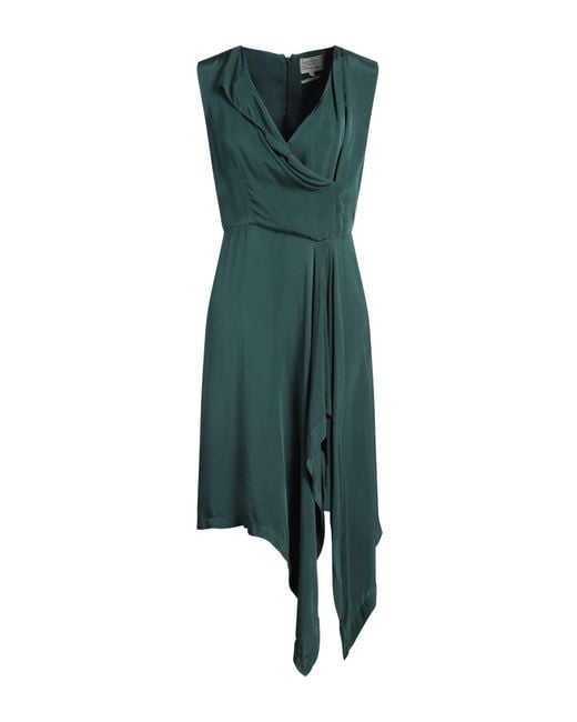 ALESSIA SANTI Green Midi Dress