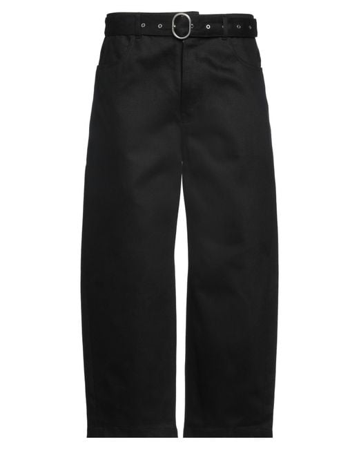 Jil Sander Black Jeans Cotton for men