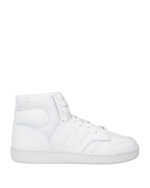 New Balance White Sneakers Leather for men