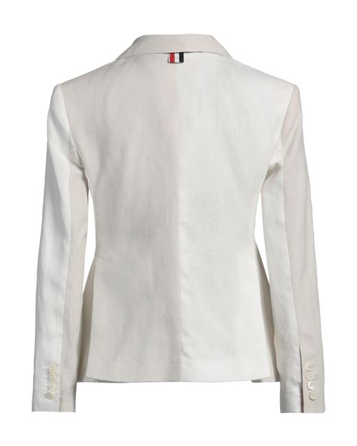 Thom Browne Gray Blazer Linen