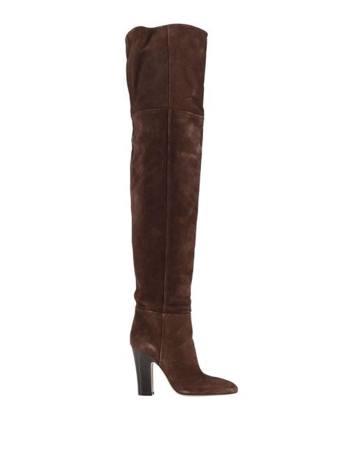 Paris Texas Brown Dark Boot Calfskin