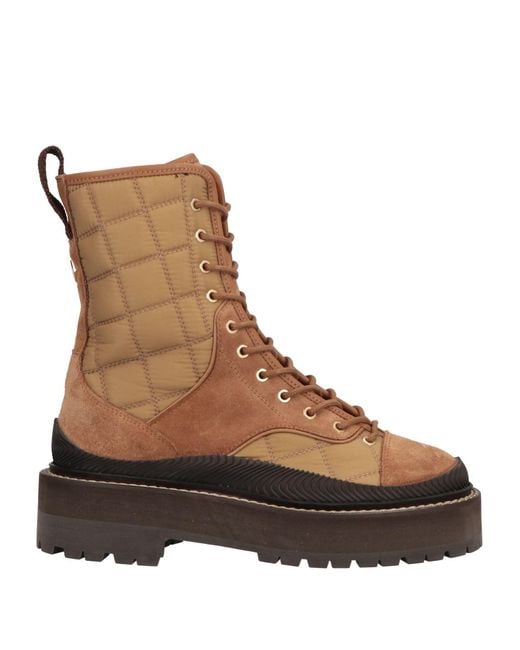 Sandro Brown Ankle Boots