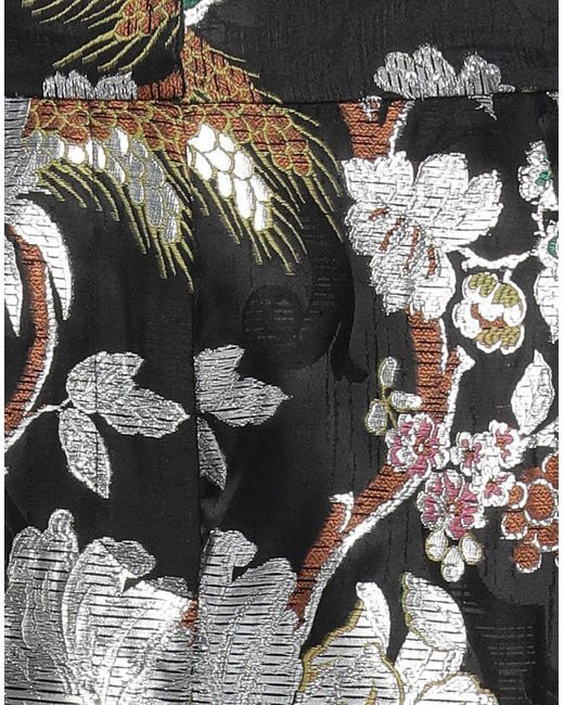 Erdem Black Pants Viscose, Polyester, Metallic Polyester