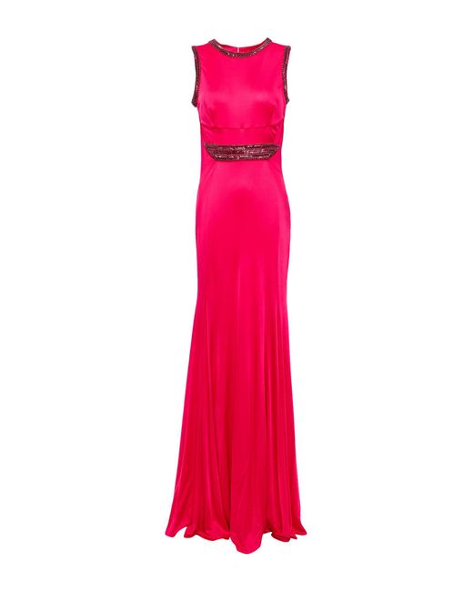 Roberto Cavalli Pink Maxi Dress