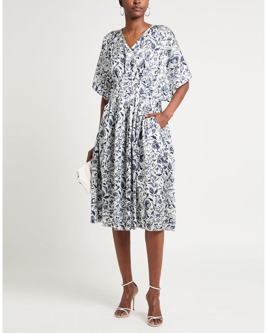 High White Midi Dresses