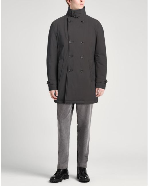 Herno Gray Puffer Polyamide, Elastane for men