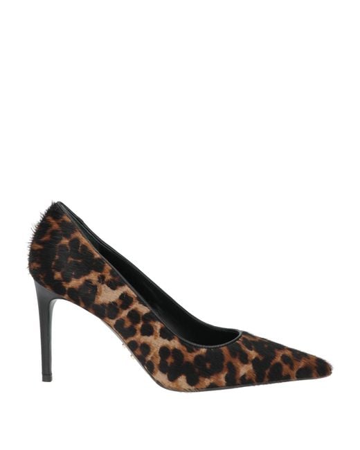 Sergio Levantesi Natural Camel Pumps Leather