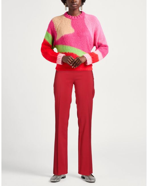 Kocca Red Pants Polyester, Elastane
