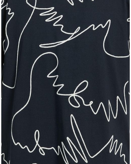 MSGM Blue T-Shirts for men