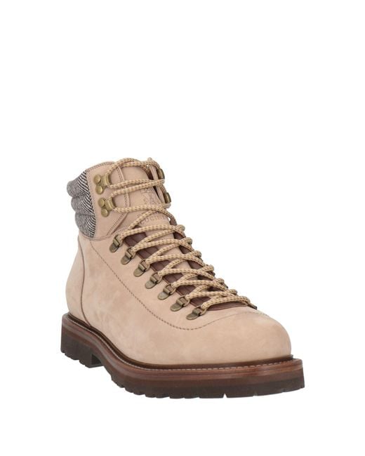 Brunello Cucinelli Brown Ankle Boots for men
