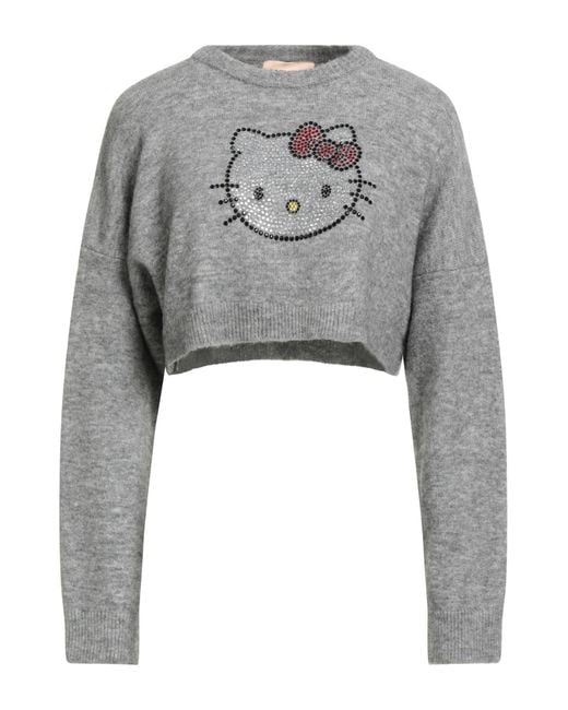 Pullover Aniye By de color Gray