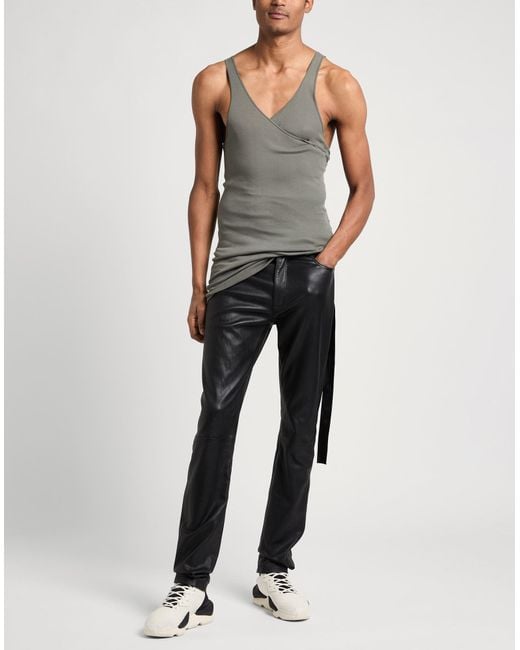 Rick Owens Gray Tank Top for men