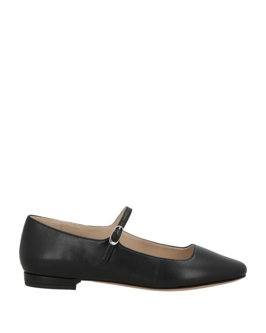 Theory Black Ballet Flats