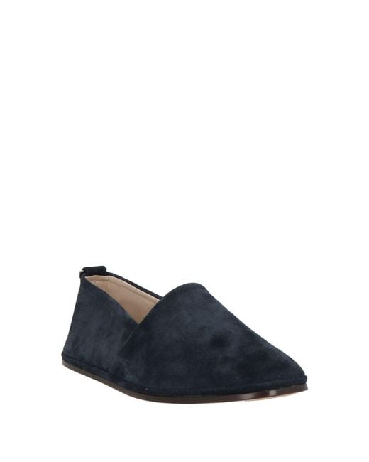 Agnona Blue Midnight Loafers Leather for men