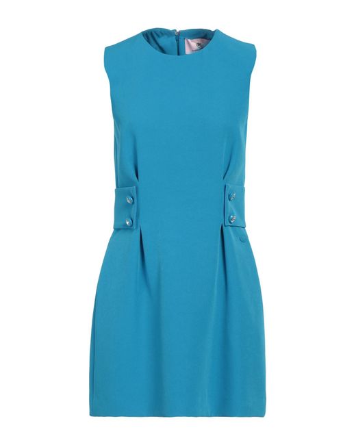 Chiara Ferragni Blue Mini Dress