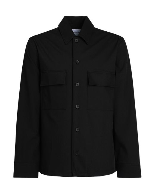 Camicia di Calvin Klein in Black da Uomo