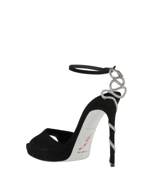 Rene Caovilla Black Sandale
