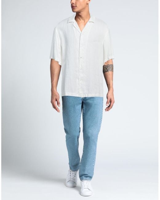 Grifoni Hemd in White für Herren
