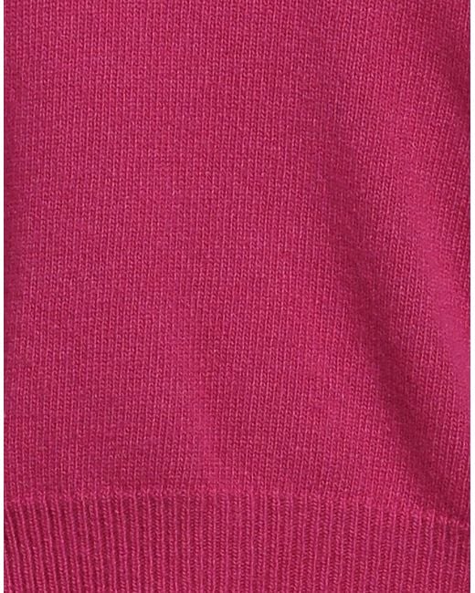 Semicouture Red Sweater Wool, Polyamide