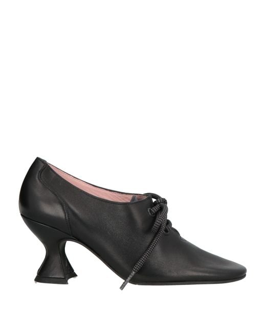 Ras Black Lace-Up Shoes Leather